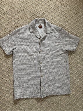 Common People Casual Short-Sleeve Button-Up Shirt